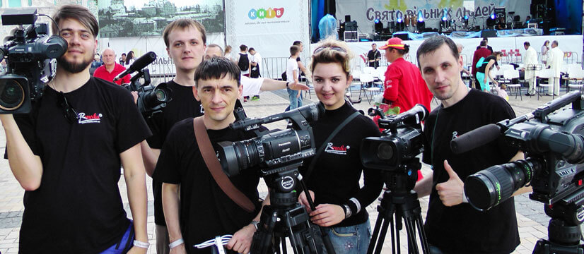 Продакшн студия Rmedia. Дружная команда в минуты отдыха...