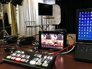 Пульт для онлайн трансляции ATEM Mini Pro + рекордер / монитор Blackmagic Video Assist HDR - идеальное решение для стриминга. Аренда техники для подключения в ZOOM, Skype и трансляции на YouTube Facebook - Rmedia