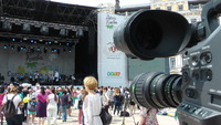 На телекамере установлен цифровой кинообъектив с широким углом CANON HD-EC ZOOM HJ11x4.7B-III KLL-SC T2.1 