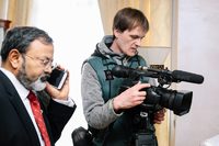 Репортажная съемка события. Комплект ТЖК на базе телекамеры Panasonic AG-HPX 250 EN (продакшн-студия Rmedia)