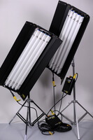 Мягкий рассеянный свет Kino Flo 4 ft x 4 bank 