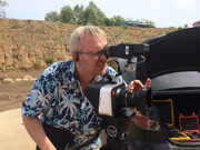 Режопер Rmedia за работой (съемка на кинокамеру BlackMagic 2.5K+видоискатель ALPHATRON EVF-035W-3G)